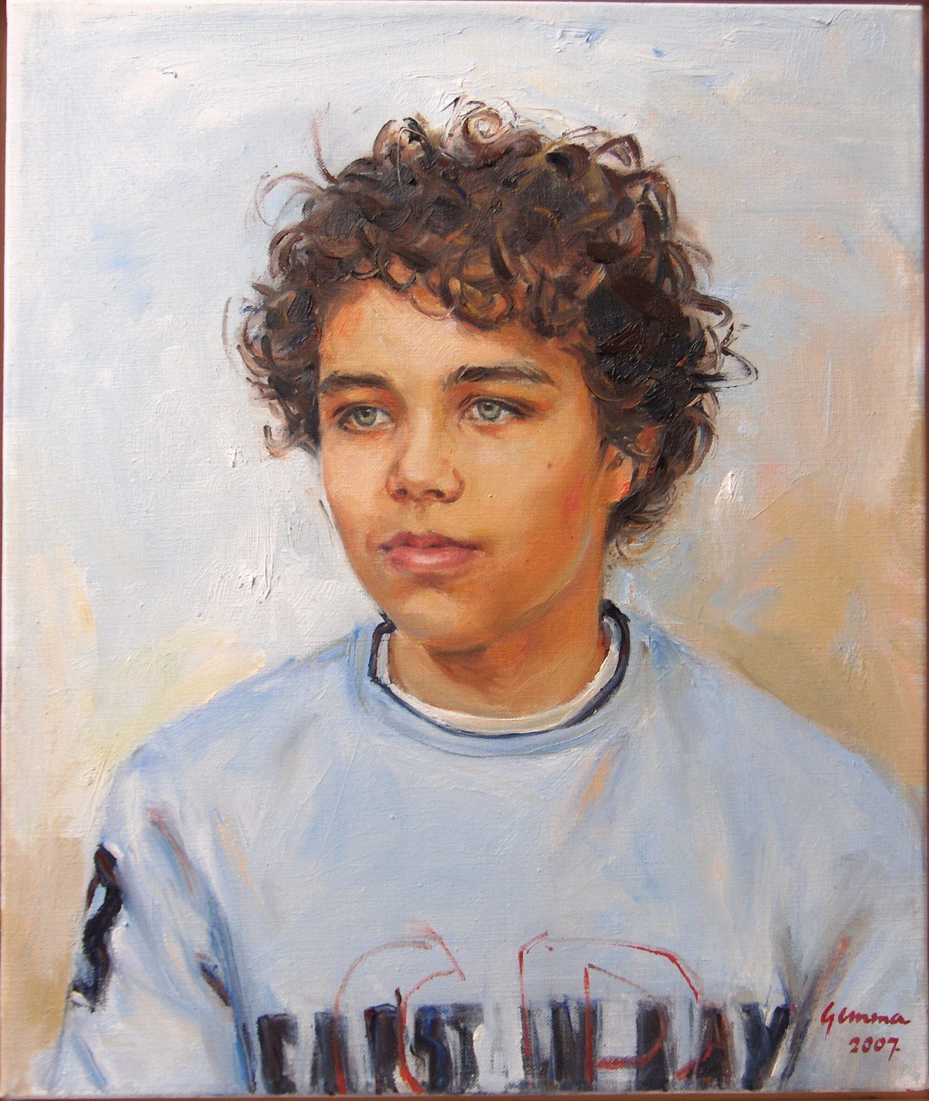 Bart — Olieverf